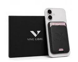 Portefeuille Vive Libre® Compatible Magsafe - Noir - Porte-cartes Magnétique Pour iPhone