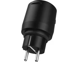 KlikAanKlikUit MAGC-2300 Matter Interrupteur de prise extérieur - Interrupteur intelligent fonctionne avec Apple Home et Google Home - Application gratuite - Zwart