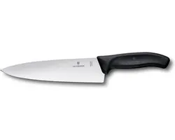 Victorinox Swiss Classic koksmes - 20cm - RVS/fibrox - zwart - blister
