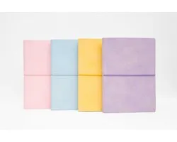 CIAK Carnet de notes TREND – A5 - Blanc - Couverture souple - giallo - Fabriqué à Florence, Italie