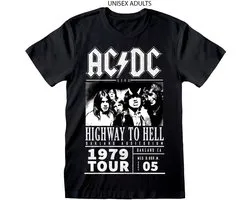 T-Shirt AC/DC Highway To Hell 1979 Tour ACD08625TSB Noir-S