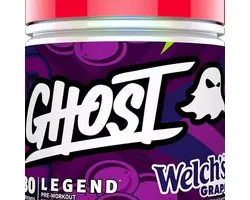 Ghost Legend Pre Workout - Pre-workout - Cafeïne, Bèta-Alanine, L-Citrulline - Welchs Grape - 630 gram (30 porties)