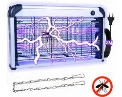 Silvergear Mosquito Lamp Groot - Piège à mouches électrique - Pour l'intérieur et l'extérieur - Lampe à insectes