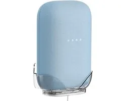 Support mural pour Google Nest Audio - Support d'enceinte - Rangement d'enceinte - Pas de vis nécessaires - S.o. - Transparent
