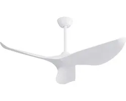38 inch Plafondventilator (96.5 cm) - Met DC-motor - Met afstandsbediening - Voor binnen en buiten - Zonder verlichting - Ideaal voor slaapkamer, woonkamer en meer