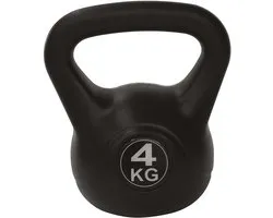 Tunturi PVC Kettlebell - Gewicht - 4kg - Incl. gratis fitness app
