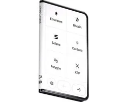 Ledger Stax - Back-ups - Beveilig je crypto (Bitcoin), NFT's en tokens - Zwart