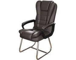 High Back Ergonomic Fabric Gaming Chair With Double Seat Cushion Brown Racing Style Office Computer Chair for Office Meeting Room