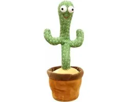 Velours Max® - Dansende Cactus - Interactieve Pratende Knuffel - TikTok - Dancing - 120 Liedjes - Recorder - Kinderen - Baby - Pluche - Speelgoed - Speelgoed 2 Jaar - Speelgoed 1 Jaar - Kinderspeelgoed - Knuffel - Knuffels -