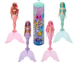 Barbie Color Reveal Série Sirène - Poupée et Accessoires avec 6 Surprises