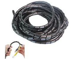 Kabelslang - 2*250cm - Spiraalband -Kabelbinder - Kabelbinder - Spiraalslang Kabelgoot - Kabelsok - Cable Eater - Kabelgeleider - Flexibele Spiraal Kabelslang - Kabel Management - Kabelspiraal Organizer - Kabelmantel Slang - Op Maat Te Knippen