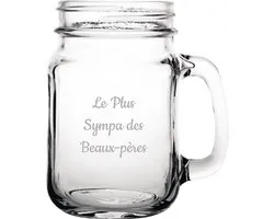 Drinkglas gegraveerd - 45cl - Le Plus Sympa des Beaux-pères