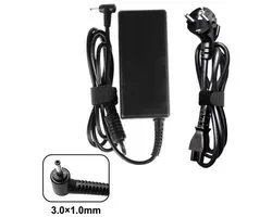 Chargeur pour ordinateur portable - Adaptateur secteur - Adaptateur - Compatible avec : Asus Transformer Book / Zenbook, Acer Chromebook / Aspire One / Iconia Tab et Samsung ATIV Book / Slate - 19 V 2,37 A - Chargeur - Fiche 3,0 x 1,0 mm