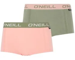 6 pack O'Neill Dames boxershorts - Katoen - Roze Groen