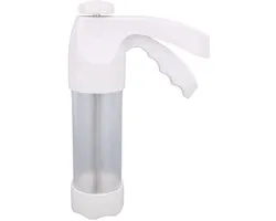 Dailygoods - Cookie Press Maker Kit - Elektrische Churro Maker met 12 Disc - 6 Decoratie Tips - Perfect voor Bakken - Ideaal voor Koekjes en Churros -...