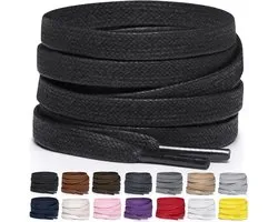 Miscly Flat Waxed Cotton Boot Laces Shoelaces - ShopVlot