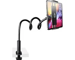 Support universel pour tablette LB-537 avec bras Flexible - Bras rotatif à 360° - Support de tablette pour iPhone, iPad, Switch, Samsung Galaxy Tabs, Kindle Fire pour lit bureau table cuisine