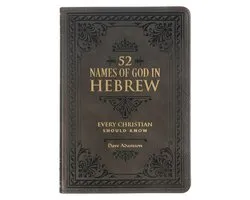 Gift Book 52 Hebrew Names of God Faux Leather