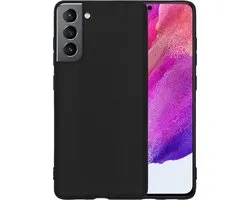Coque Samsung S21 FE Siliconen - Coque Samsung Galaxy S21 FE - Coque Samsung S21 FE - Zwart