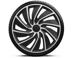 Ensemble d'enjoliveurs Gorecki Turbo Van 17" Zwart/ Argent