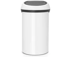 Brabantia Touch Bin Prullenbak - 60 liter - White