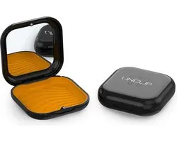 Unclip® Aligner Case Bakje Beugelbakje Beugel Invisalign Nachtbeugel Splint Knarsbitje Retainer Doosje Kleur-Zwart