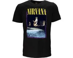 T-shirt Nirvana Stage Jump - Merchandise officielle