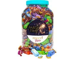merci Petits chocolade praline "Party Time" - chocoladecadeau - 7 smaken - 1400g