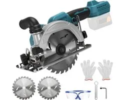 Cordless Circular Saw 50 mm Compatible with Makita 18 V Lithium Battery (without Battery), Mini Cordless Brushless - ShopVlot