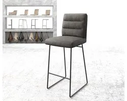Barstoel Pela-Flex slipframe metaal vintage antraciet