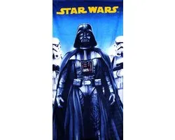 Starwars handdoek - 140 x 70 cm. - Darth Vader strandlaken - blauw