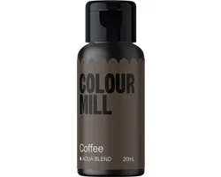 Colour Mill Aqua Blend Voedingskleurstof op Waterbasis - Coffee - 20 ml