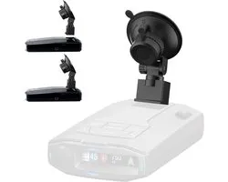 Radar Detector Mount, Auto radar montagebeugel, Voorruit & Dashboard Zuigbevestiging, Voor Escort Max360c Max 3 IX IXc Redline EX Beltronics Cobra DualPro GT 360 Radar Modellen, w/EZ Magneet