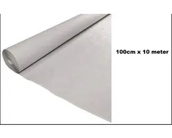 Tafelkleed op rol wit met relief 100cm x 10meter papier - - word geleverd in ingepakte rol van 10 meter - food festival eten fun thema feest party diner kerst