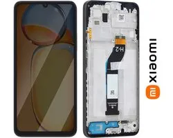 Xiaomi, Compleet Origineel Redmi 13C 4G / Poco C65 Scherm LCD met Touchscreen en Chassis, Zwart