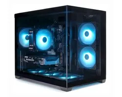 AMD Ryzen 5 Budget Game PC - Mini Aquarium Gaming Case met aRGb Towercooler (+25% CPU Performance) - RX Vega 8 - 16GB RAM - 500GB SSD - WiFi 6 - Bluetooth: 5.4 - Windows 11 - Aura GC10M