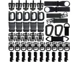 Tactische Gear Clip Set - 48 stuks - Nylon - Multifunctioneel