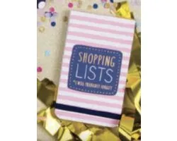 "Cgb Giftware You'll Do - Shopping Lists Carnet *J'oublierai Probablement"