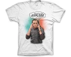 The Big Bang Theory Heren Tshirt -M- Sheldon - Your Head Will Now Explode Wit