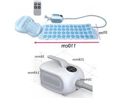 Bubbelbadmat - Verwarmde Badmat - Ontspanning Thuis - Meerkleurige LED Verlichting - 109 x 36 cm - Meerkleurig