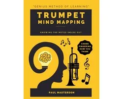 Trumpet Mnemonics- Trumpet Mind Mapping - A Mnemonically Color-Coded B-Flat Cornet & Trumpet Fingering Chart Book