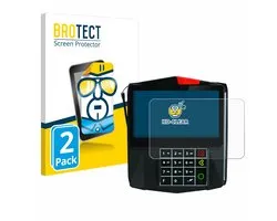 BROTECT - Screenprotector voor ingenico Lane/7000 - Folie Beschermfolie transparant 2 Stuks