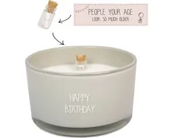 My Flame Lifestyle flessenpost kaars Happy Birthday