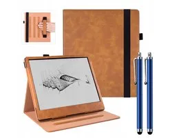 Leren etui voor Onyx Boox Note Air 3/3C/4/4C 10,3" met 2 stylussen