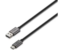 PEPPER JOBS Câble USB C vers USB A A2C1M | Charge rapide jusqu'à 4A de transfert de données ultra-rapide | Extra fort | pour Sony WH1000XM3 / WH1000XM4 Samsung et autres appareils Android | Longueur 1 mètre