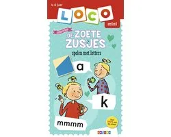Loco Mini - De Zoete Zusjes spelen met letters 4-6 jaar