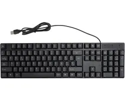 USB Bedraad Toetsenbord 104 Toetsen Ergonomisch voor Diverse Talen