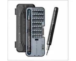 Elektrische Schroevendraaier - 46-in-1 Set - CR-V Bits - USB-C - 600 mAh - Magnetisch - Zwart