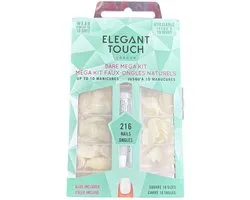 Elegant Touch London Nagels Bar Mega Kit - 216 Nails Ongles Natural