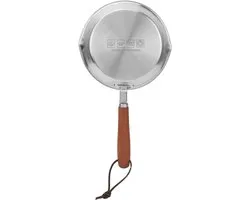 Non Stick Egg Pan Fry Pan for Household Restaurant Induction Cooker - Stainless Steel (16CM)
